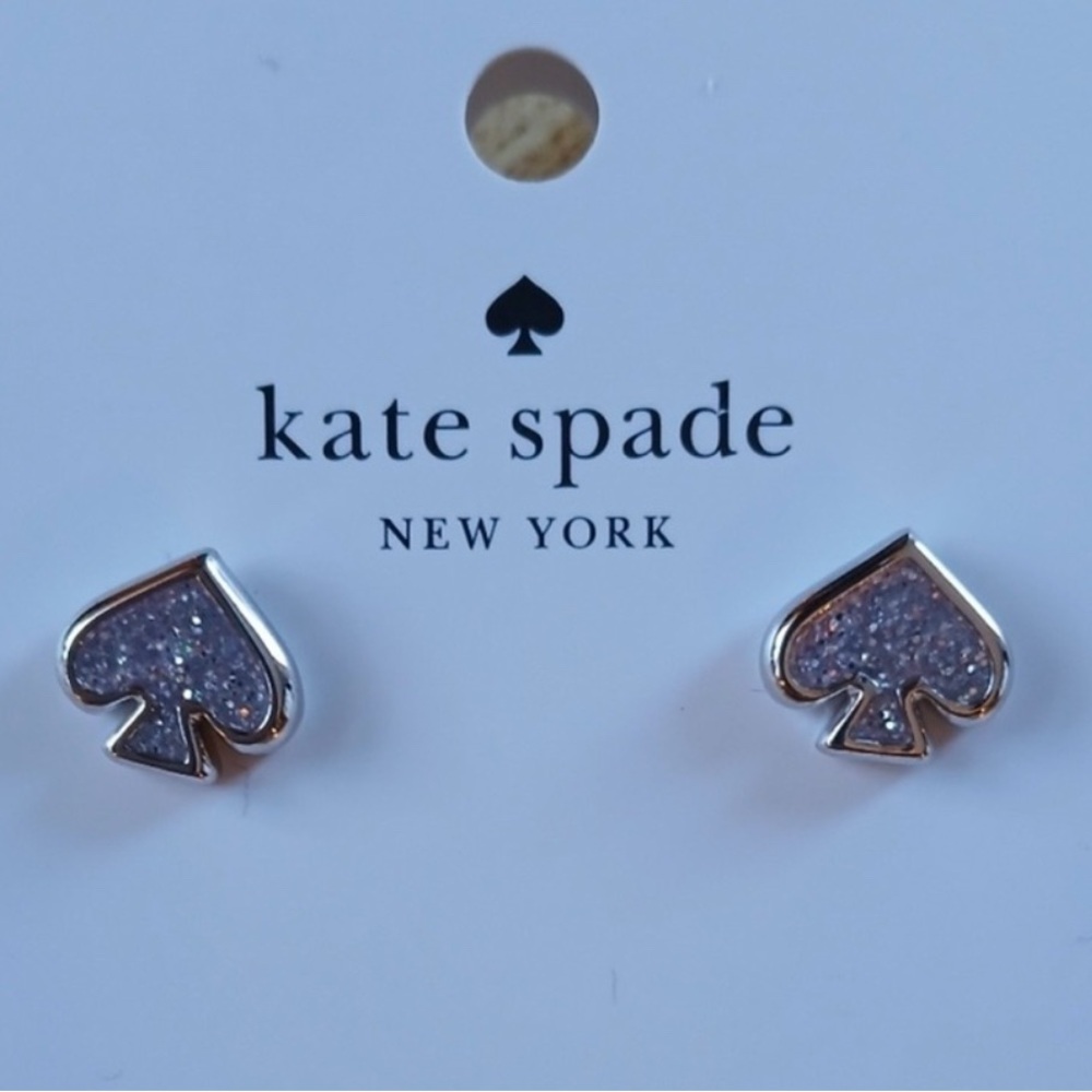Kate Spade Silver New Earrings